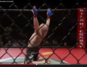 “Brutal” Brendan Barrett knocks out Silvio Santos!